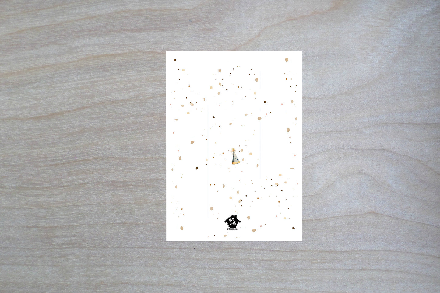 Llama 1st Birthday - Single 5x7 Card