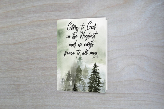 Glory To God Christmas Cards - Includes 20 cards