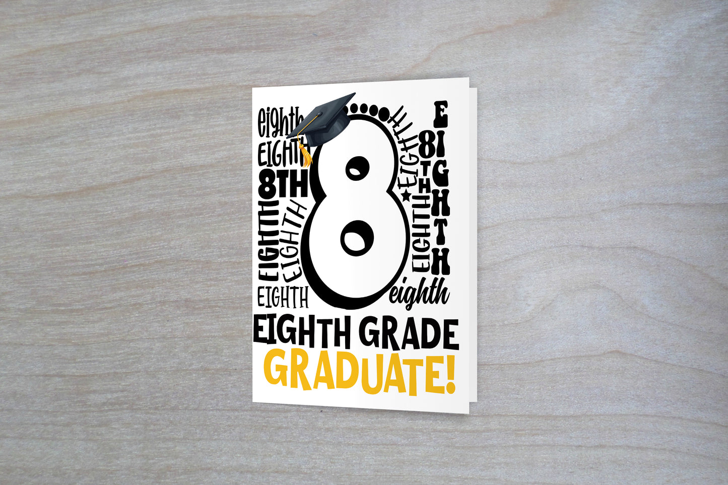 8th Grade Graduation - Single 5x7 Card