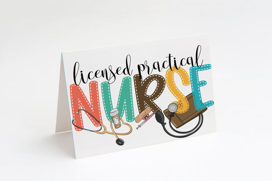 LPN Graduation Card - Single Card