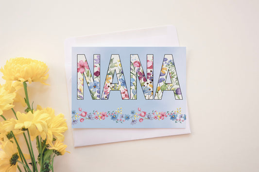 Nana Greeting Card - Single Card