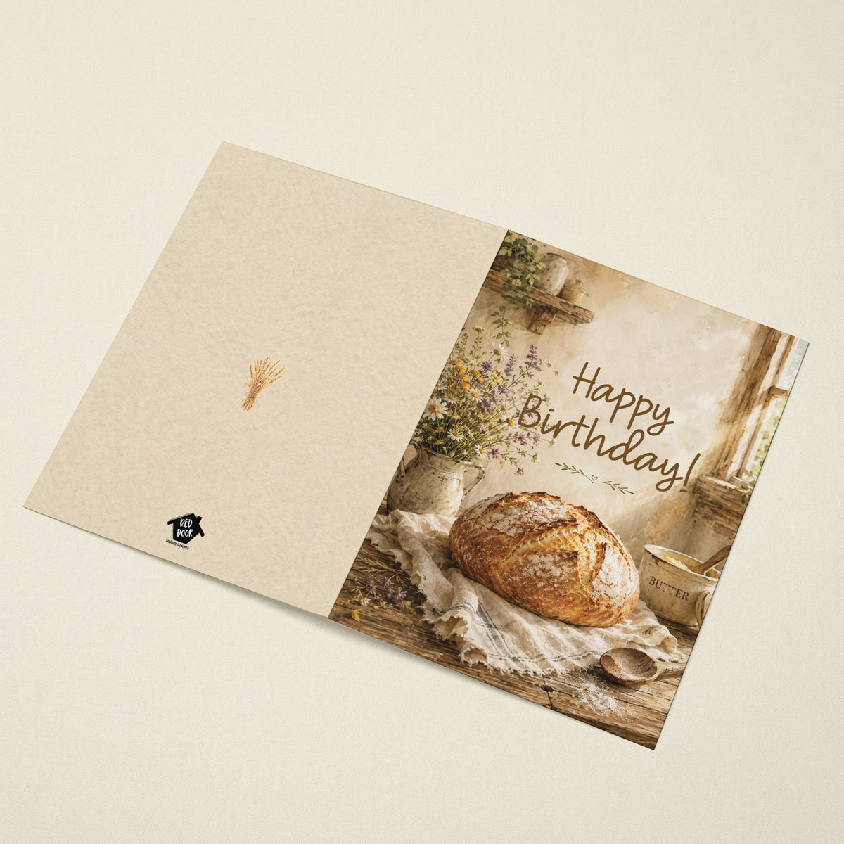 Sourdough Birthday Rise - 5x7 Single Card