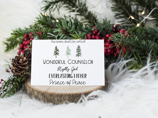 Wonderful Counselor - Included 25 cards