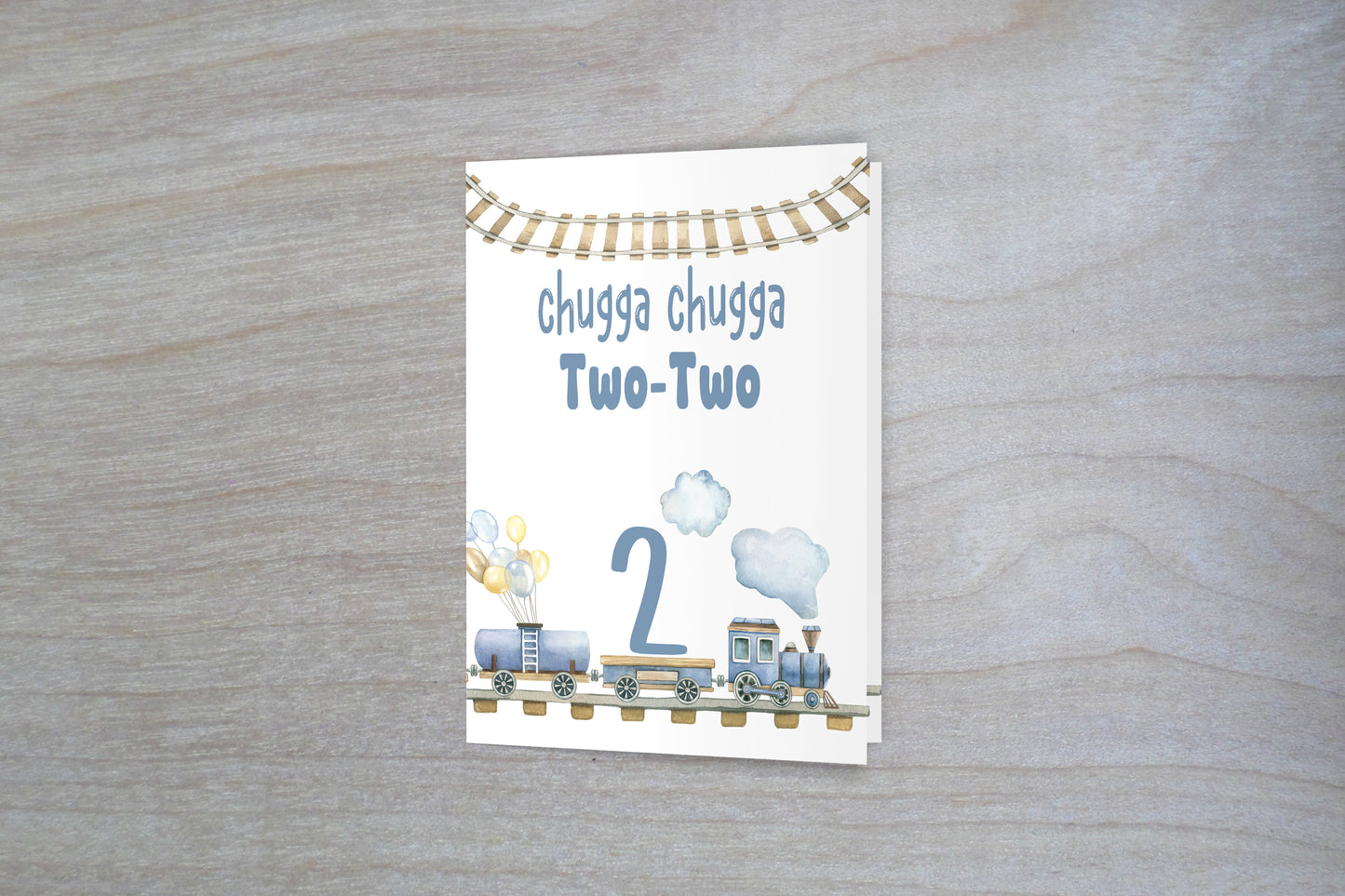 Chugga Chugga Two Two - Single 5x7 Card