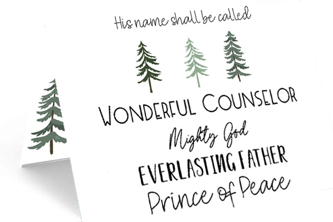 Wonderful Counselor - Included 25 cards