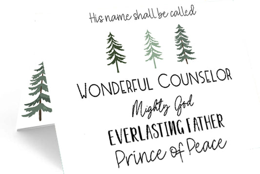 Wonderful Counselor - Included 25 cards