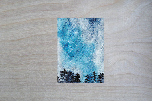 Blue Christmas Christian Card - Includes 25 cards