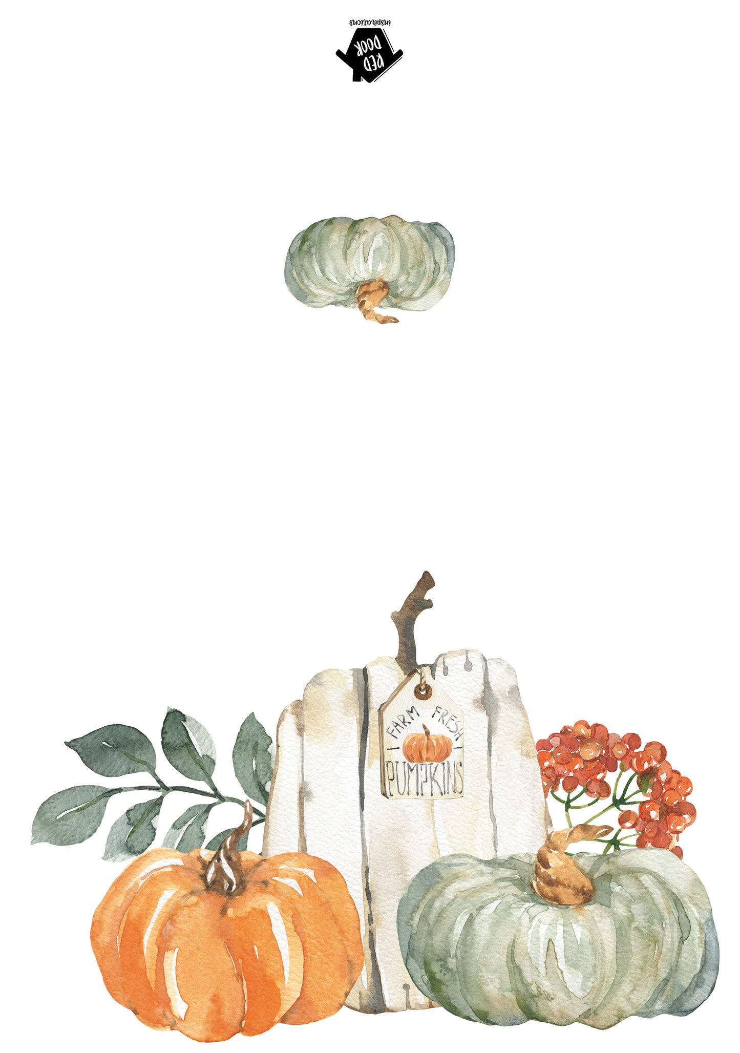 Fall Pumpkin Card - Includes 20 cards