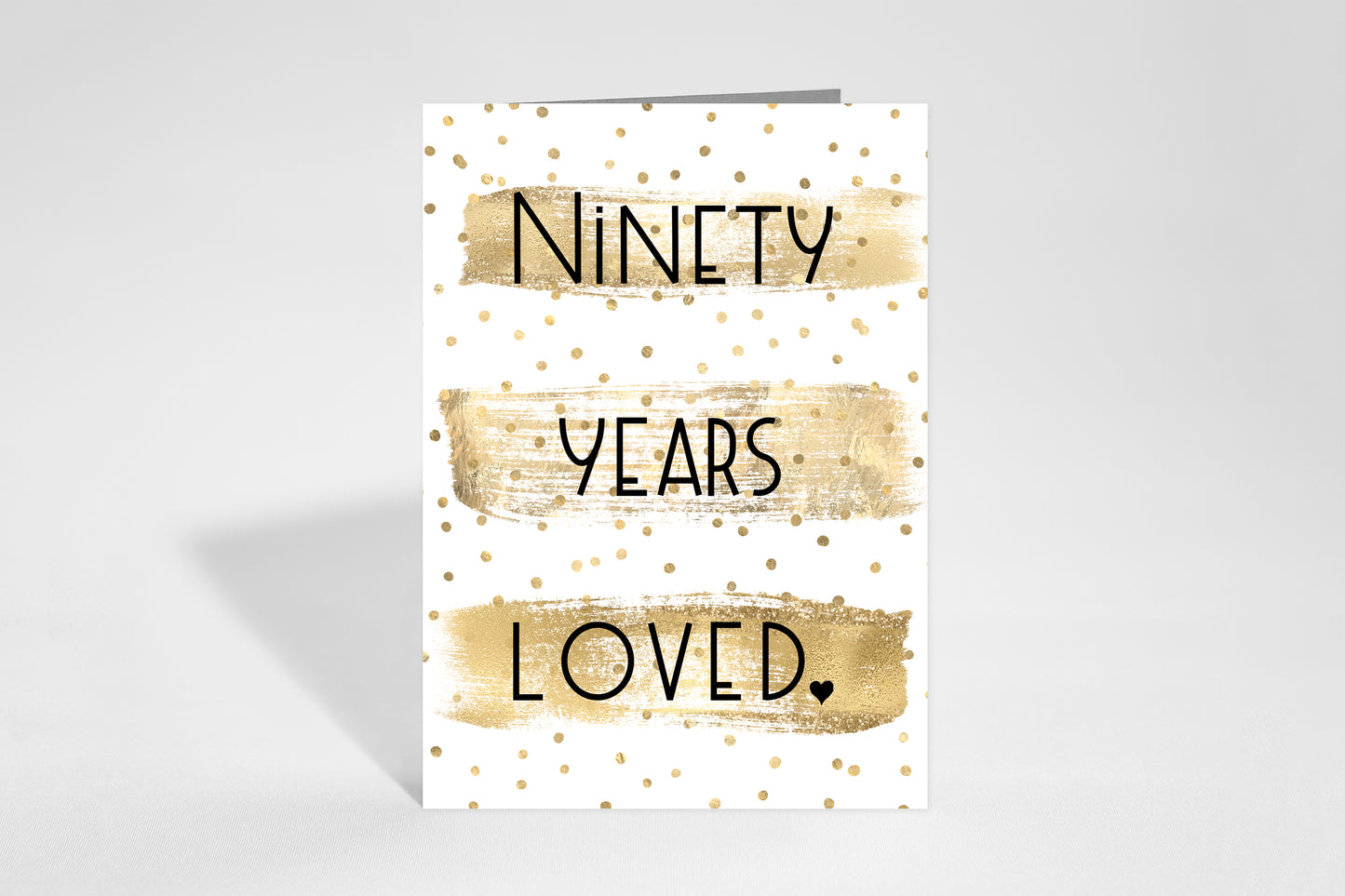 90 Years Loved - Single Card