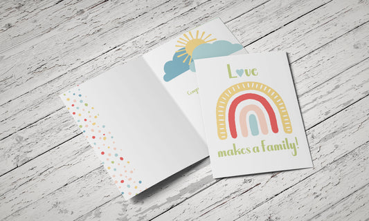Adoption Rainbow - Single Card