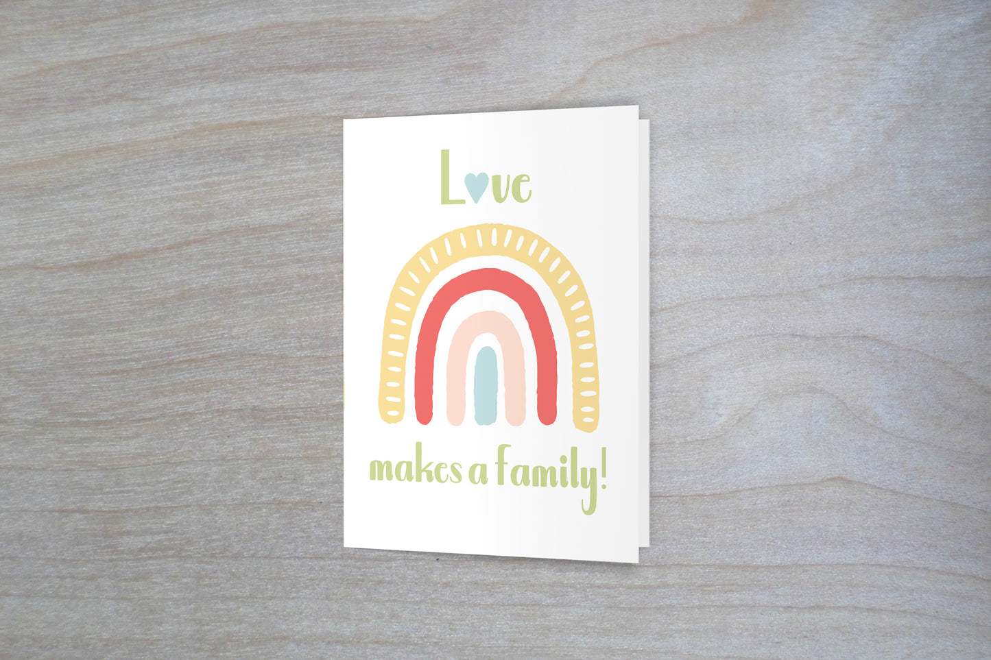 Adoption Rainbow - Single Card