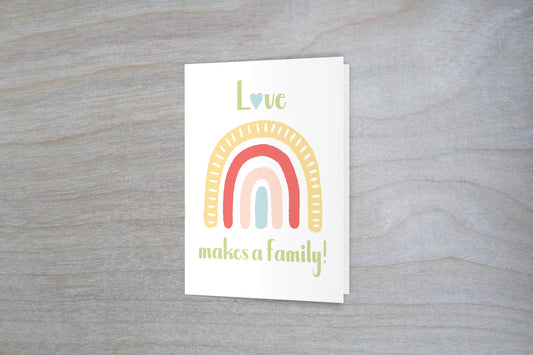 Adoption Rainbow - Single Card