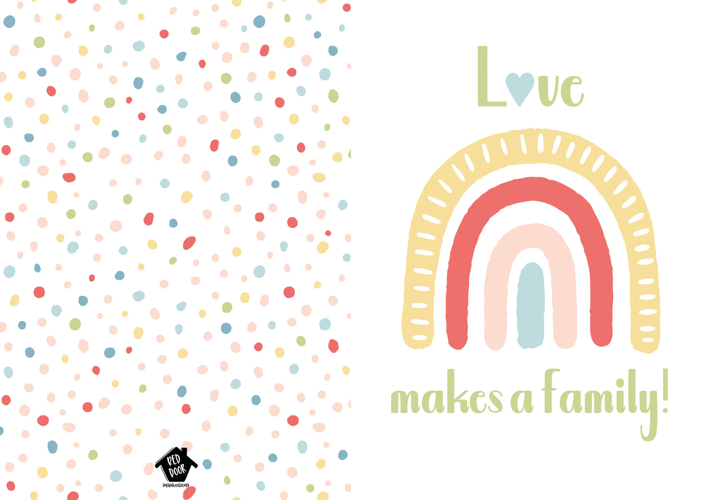 Adoption Rainbow - Single Card