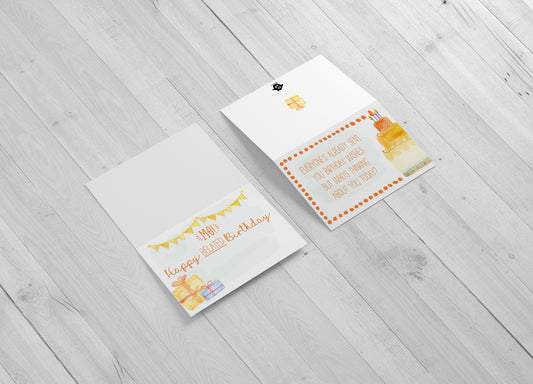 Belated Birthday Humorous - Includes 20 cards