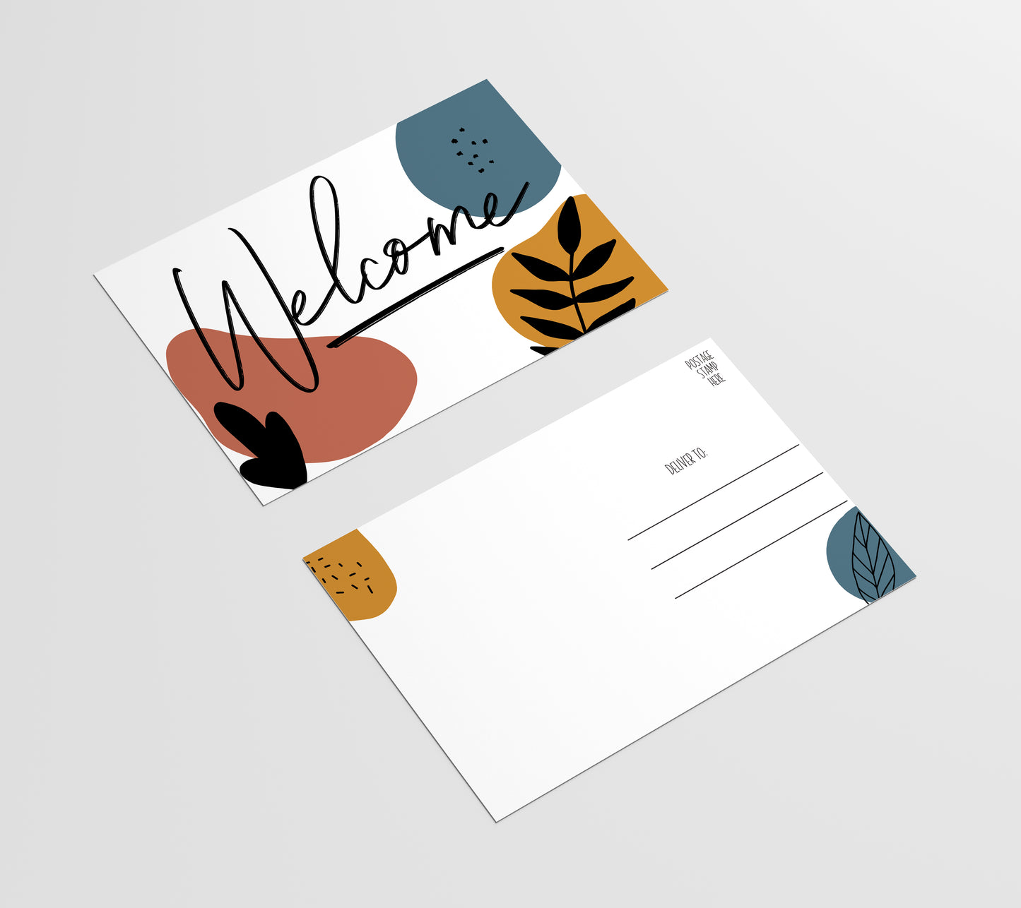 Boho Welcome Postcard - Pack of 30