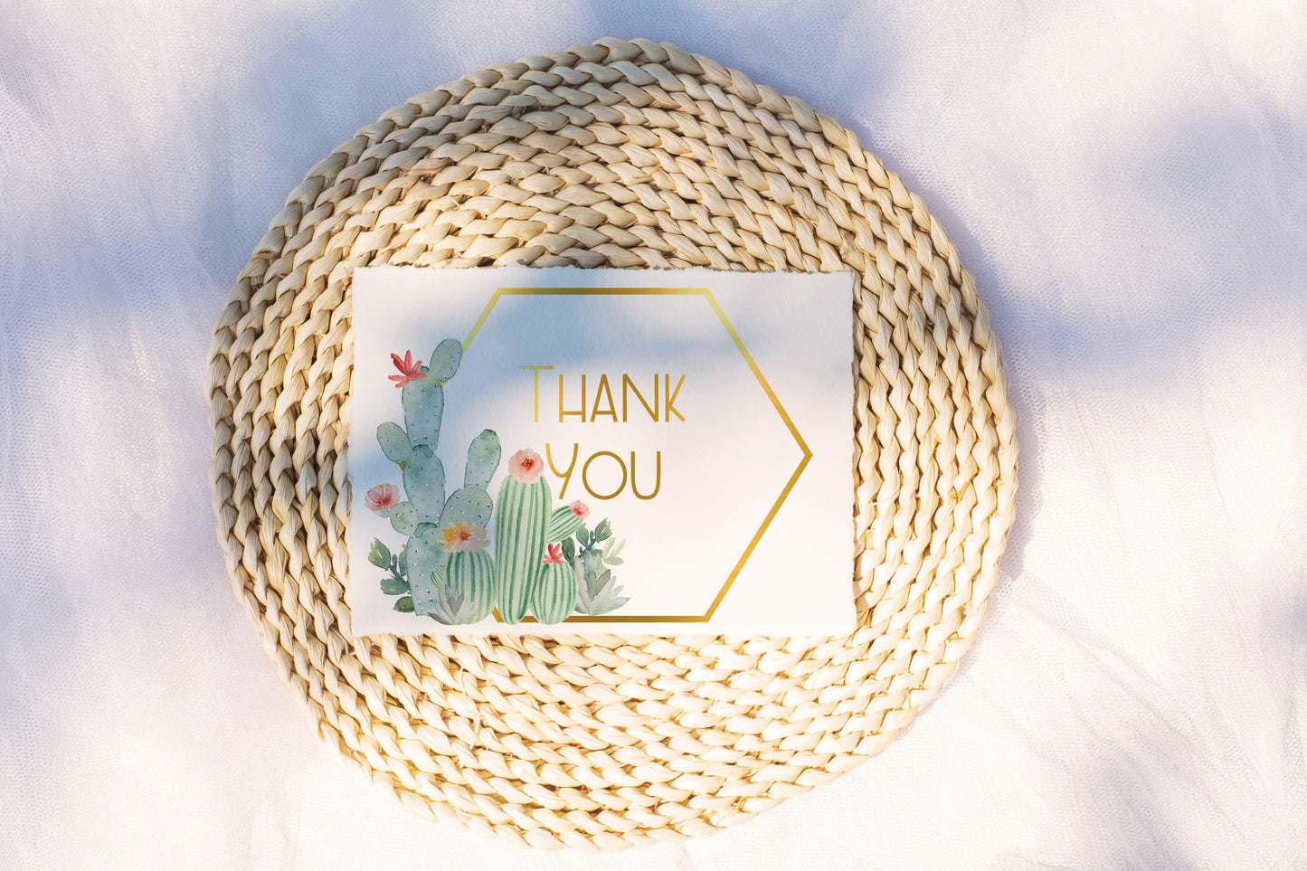 Cactus Thank You - Includes 25 cards