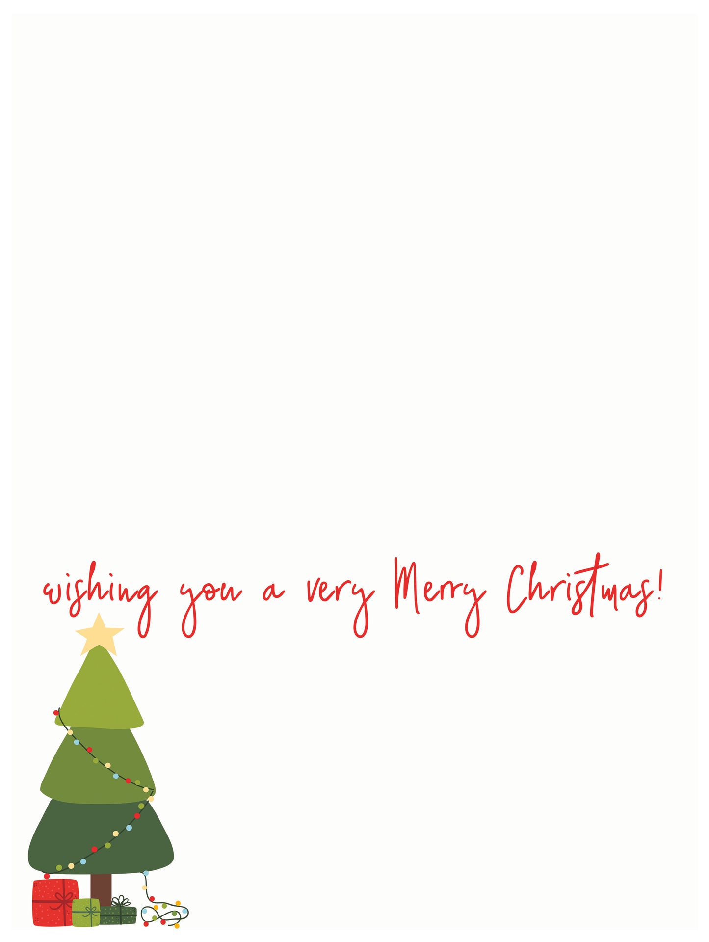 Camper Christmas Card - Includes 20 cards