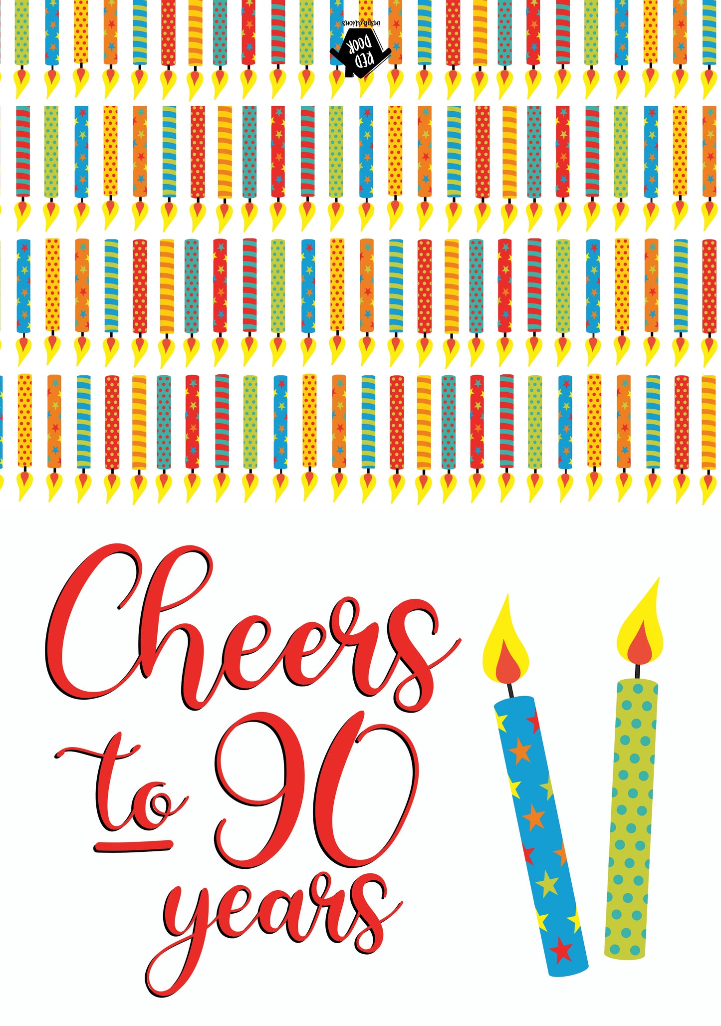 Cheers to 90 Years - Single Card