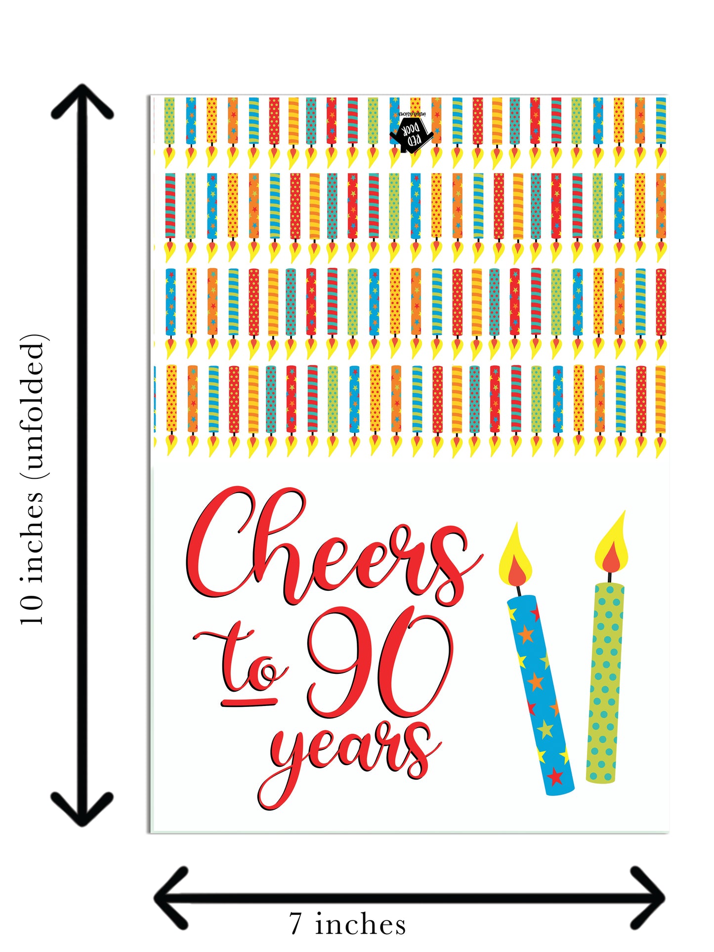 Cheers to 90 Years - Single Card