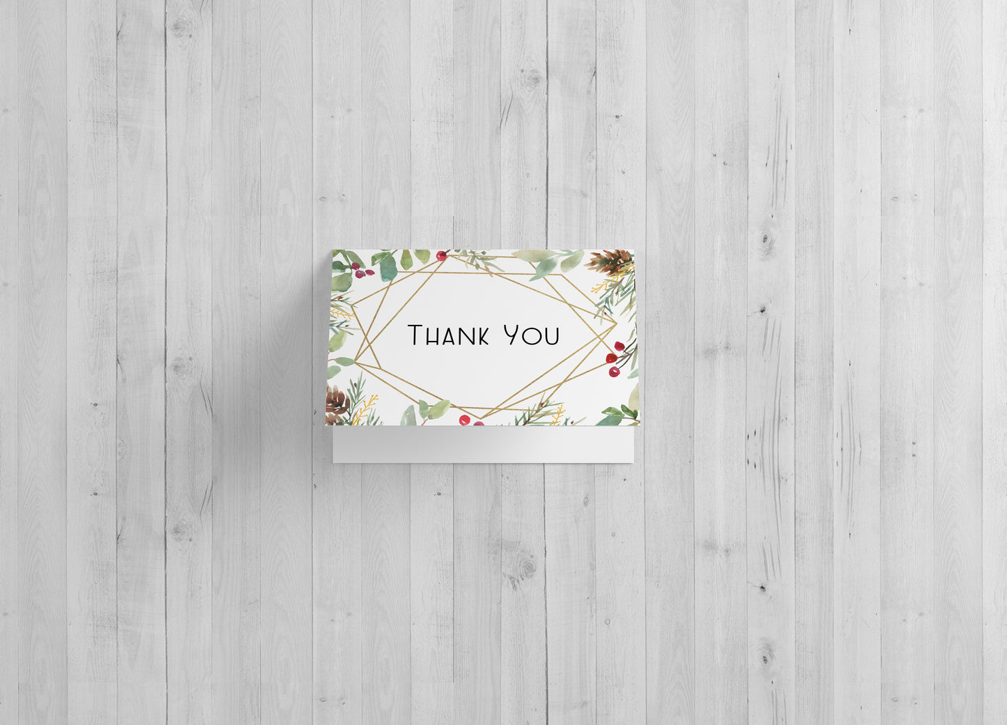 Christmas Thank you - Includes 20 cards