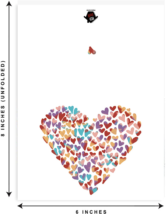 Colorful Heart - Includes 20 cards