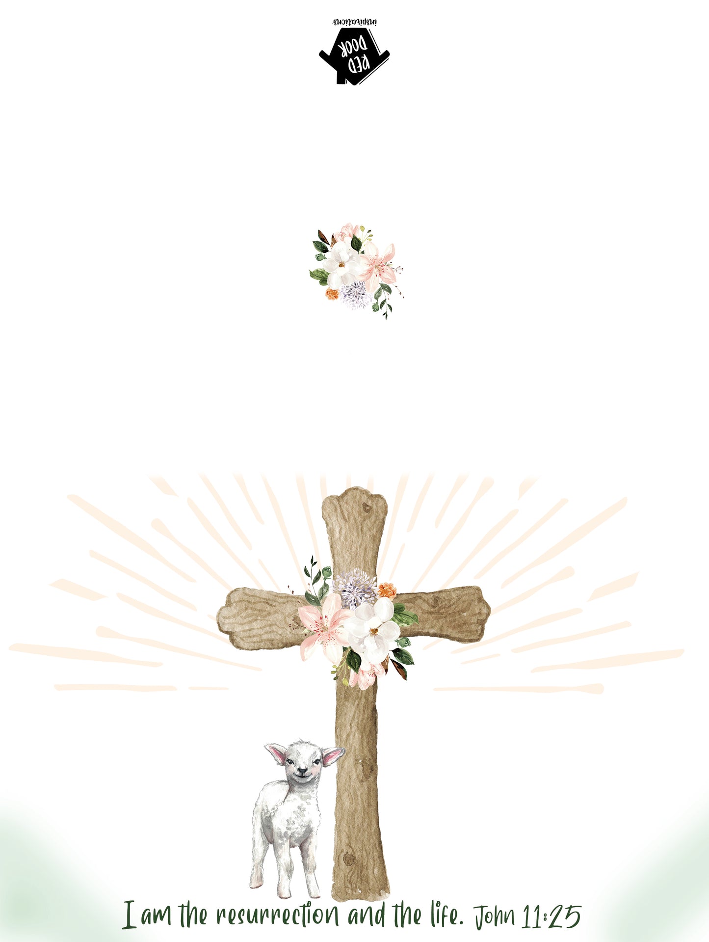Cross Easter Card - Includes 25 cards