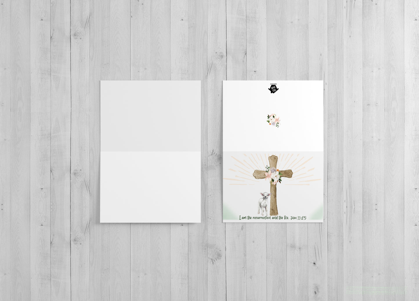 Cross Easter Card - Includes 25 cards
