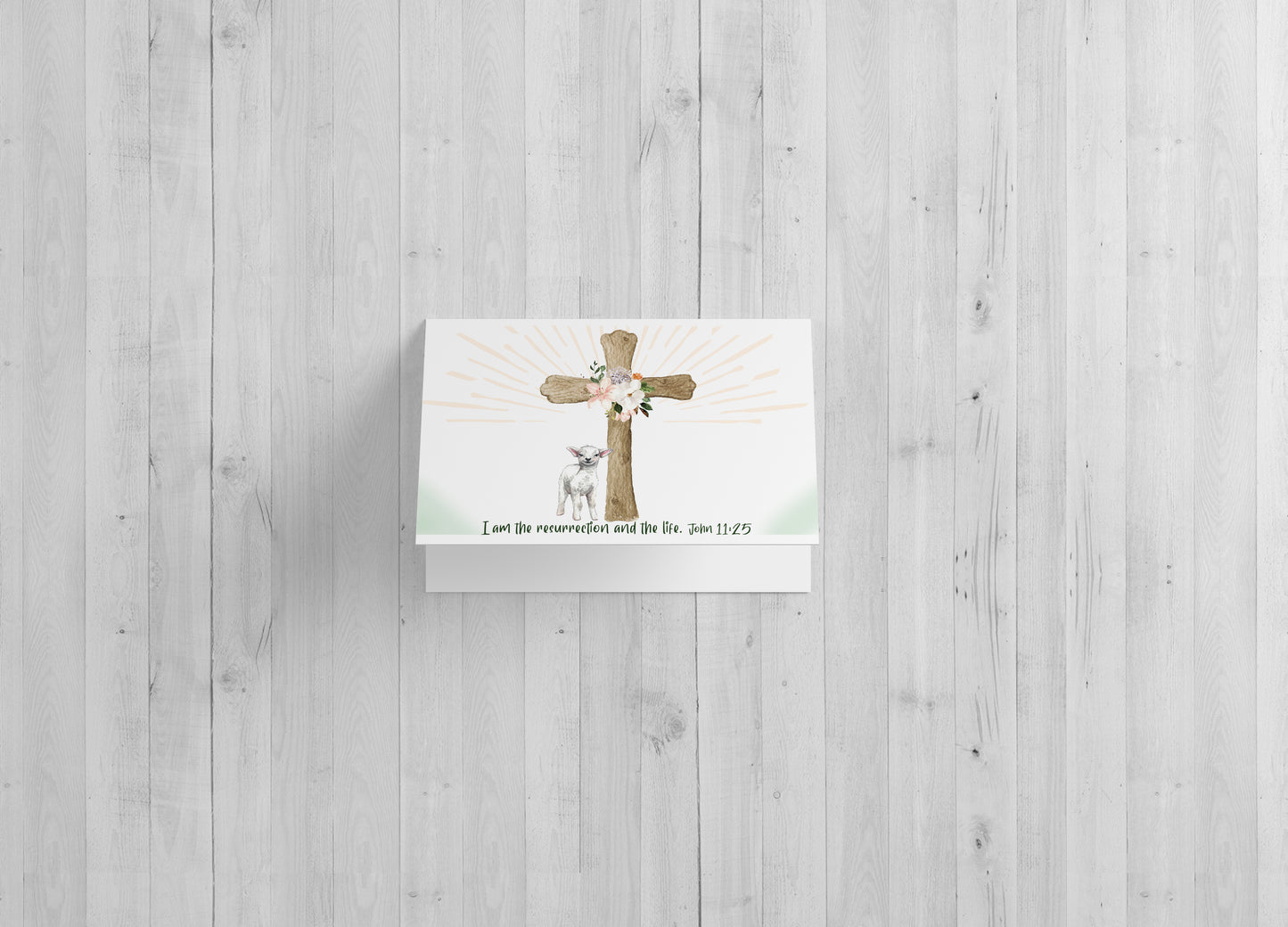 Cross Easter Card - Includes 25 cards