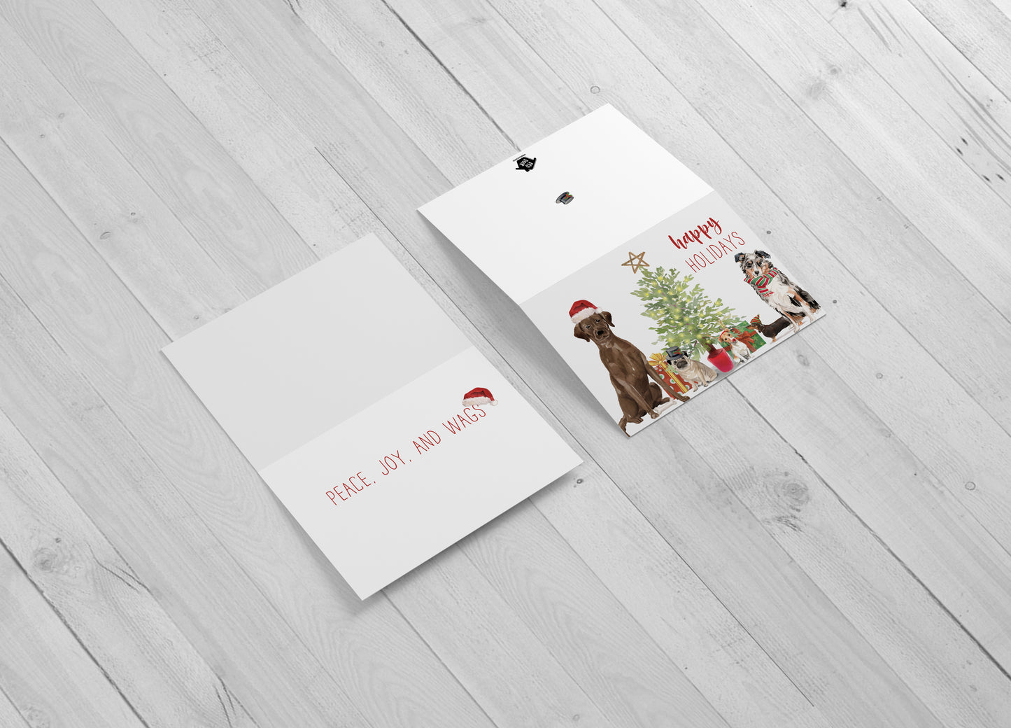 Dog Happy Holidays - Includes 20 cards