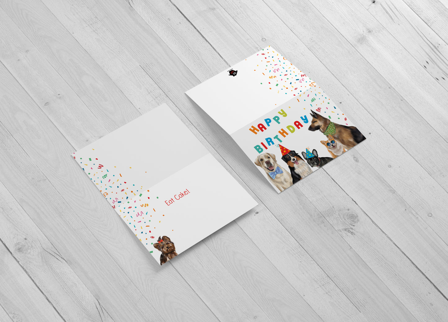 Dogs Happy Birthday - Single Card