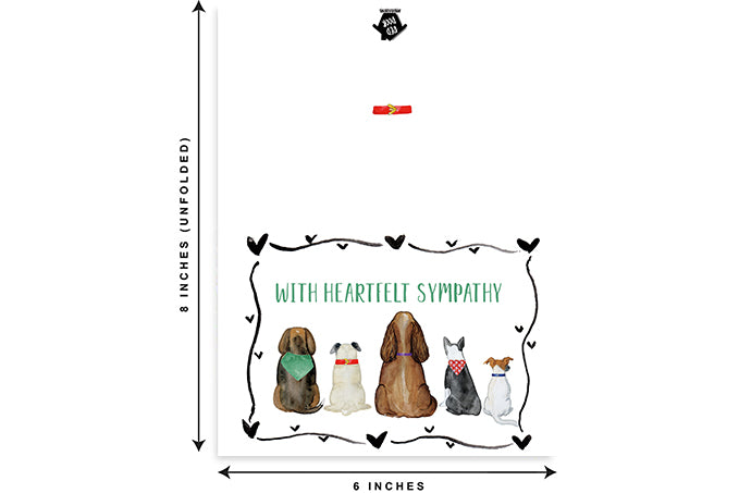 Dogs in a Row Single Card