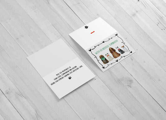 Dogs in a Row Single Card