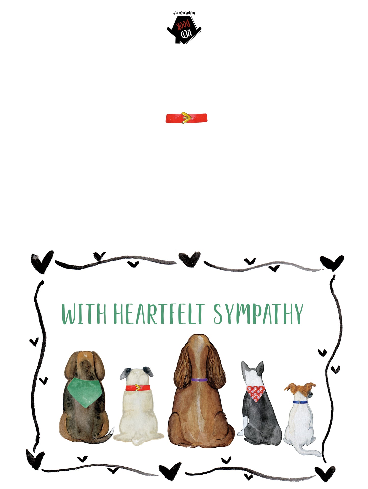 Dogs in a Row Single Card