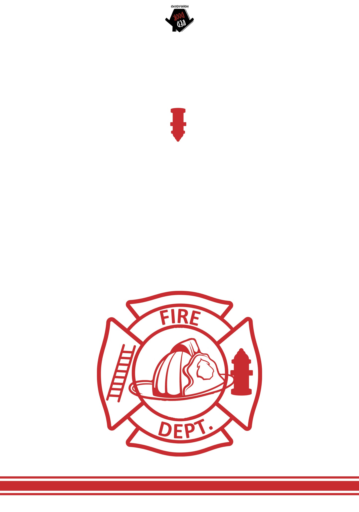 Fire Department Blank Single or Set 10