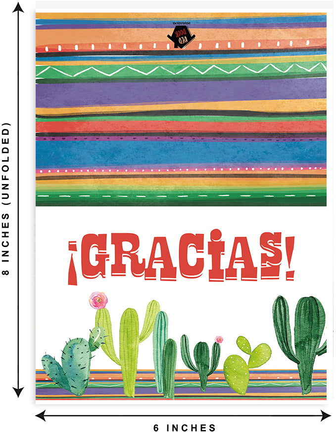 Gracias! Card - Includes 20 cards