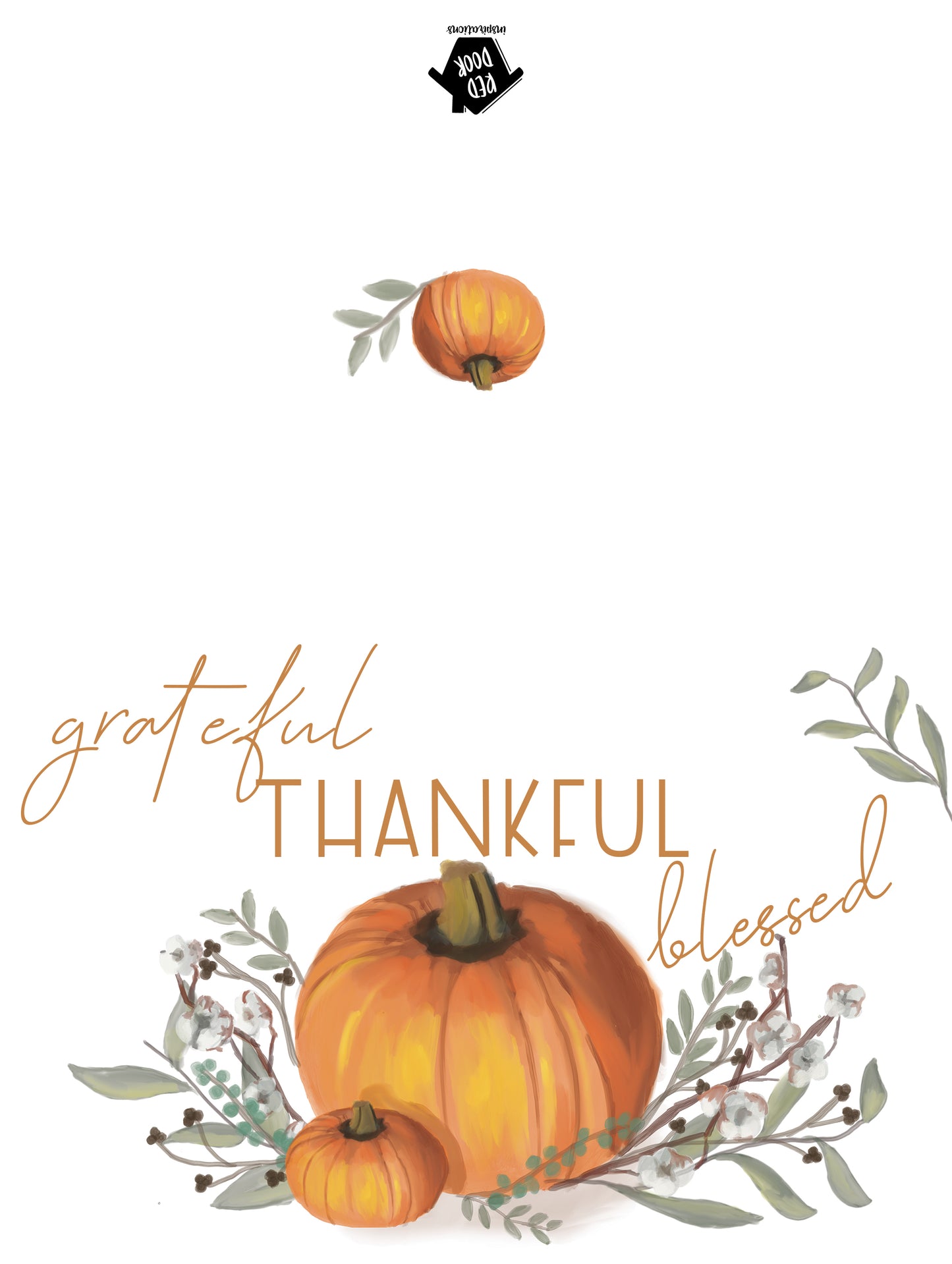 Grateful, Thankful, Blessed - Includes 20 cards