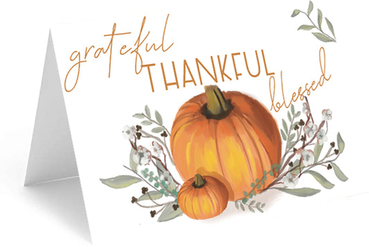 Grateful, Thankful, Blessed - Includes 20 cards