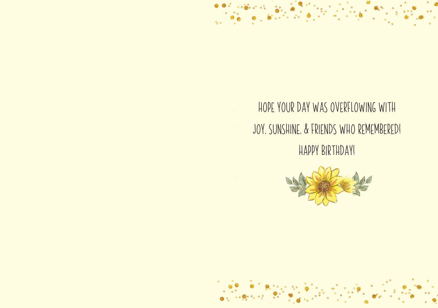 Bee-lated Birthday Single Card