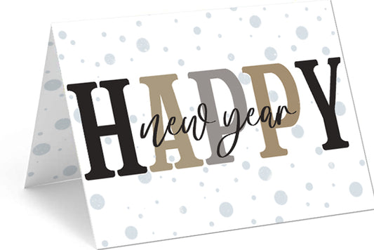 Happy New Year - Single or Set of 25