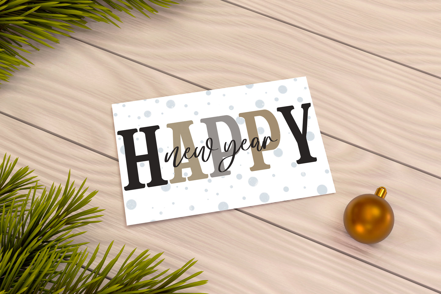 Happy New Year - Single or Set of 25