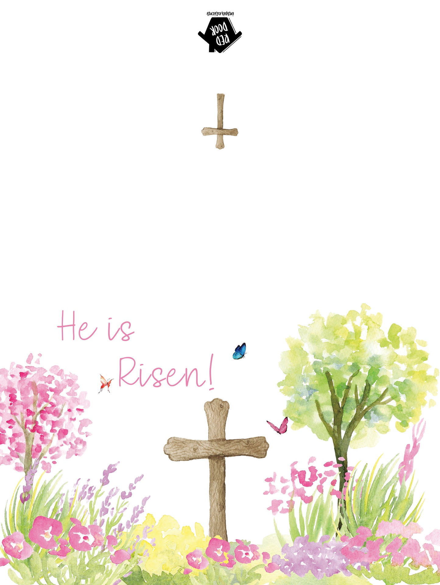 He Is Risen Easter Card - Includes 20 cards