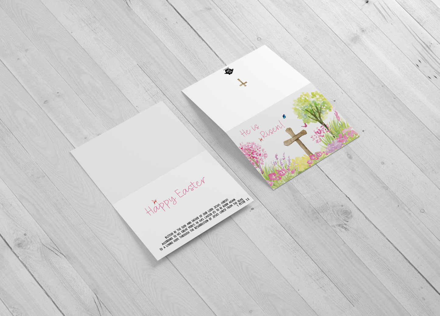 He Is Risen Easter Card - Includes 20 cards