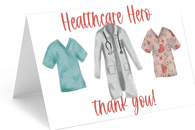Healthcare Hero Thank You - Includes 20 cards