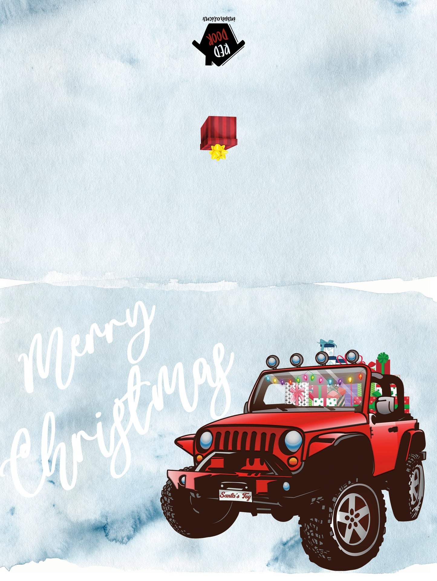 Jeep Christmas Card - Includes 20 cards