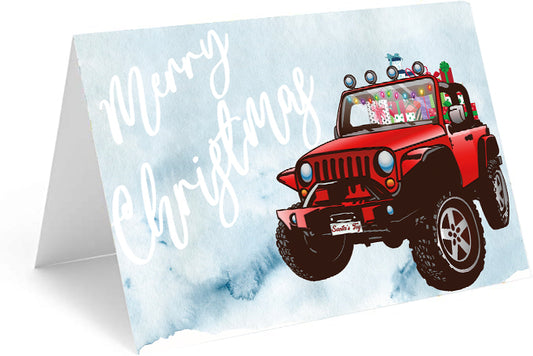 Jeep Christmas Card - Includes 20 cards