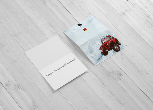 Jeep Christmas Card - Includes 20 cards
