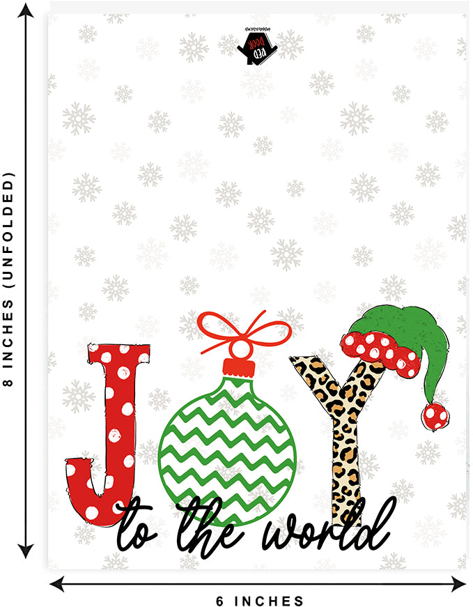 JOY to the World Christmas Cards - Includes 25 cards