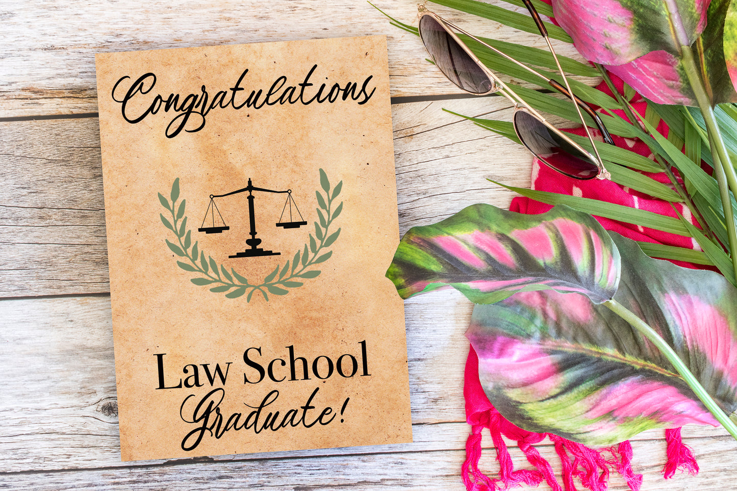 Law School Graduation - Single Card