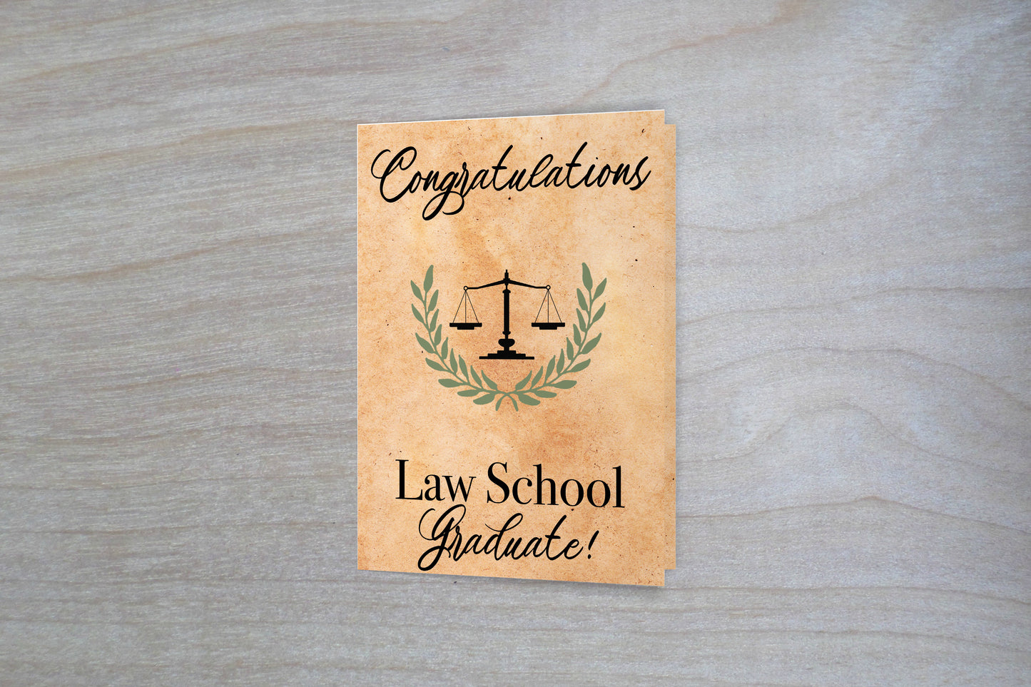 Law School Graduation - Single Card