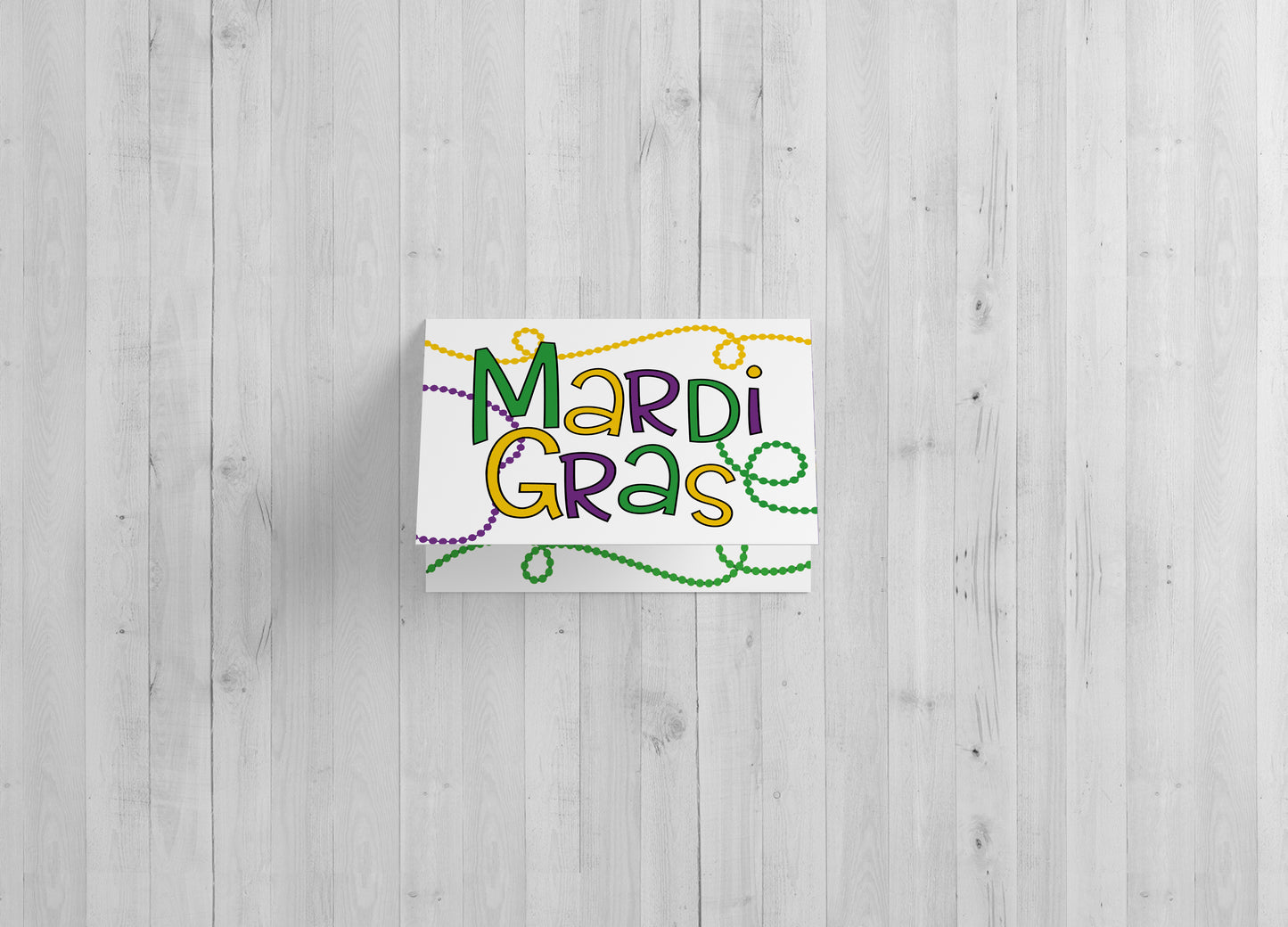 Mardi Gras Let the Good Times Roll - Includes 25 cards